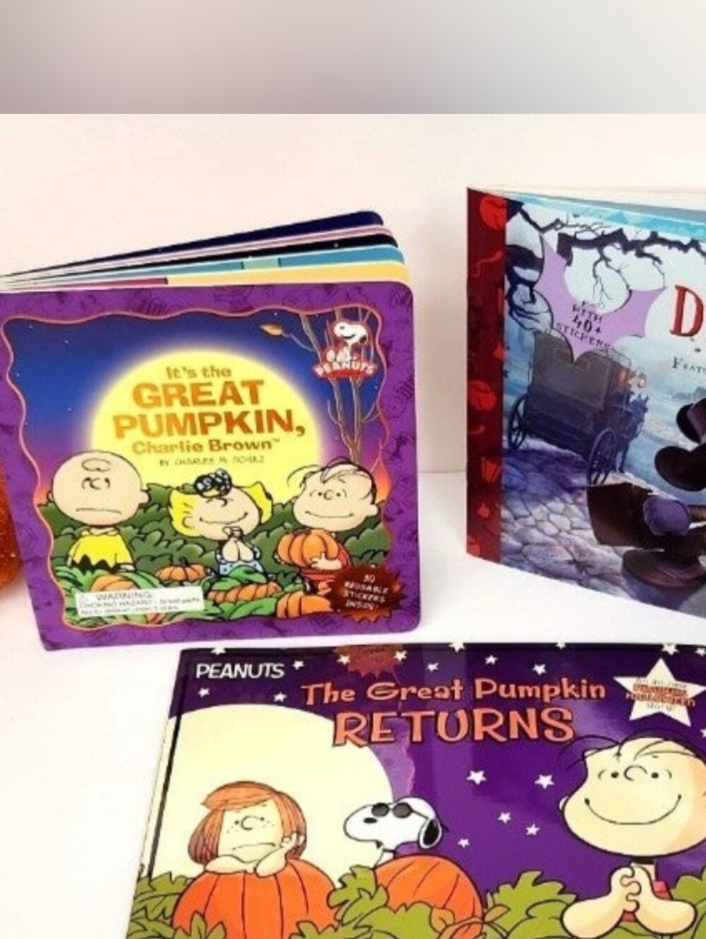 Charlie Brown & Mickey Mouse Interactive Halloween Books